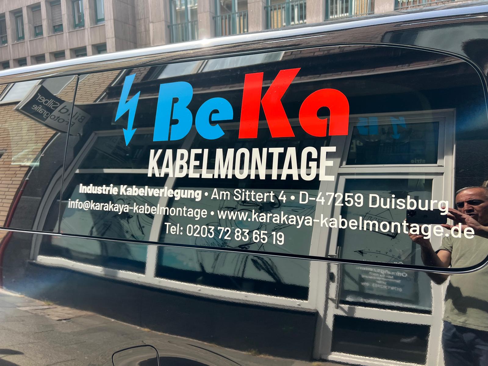 BeKa Fensterbeschriftung