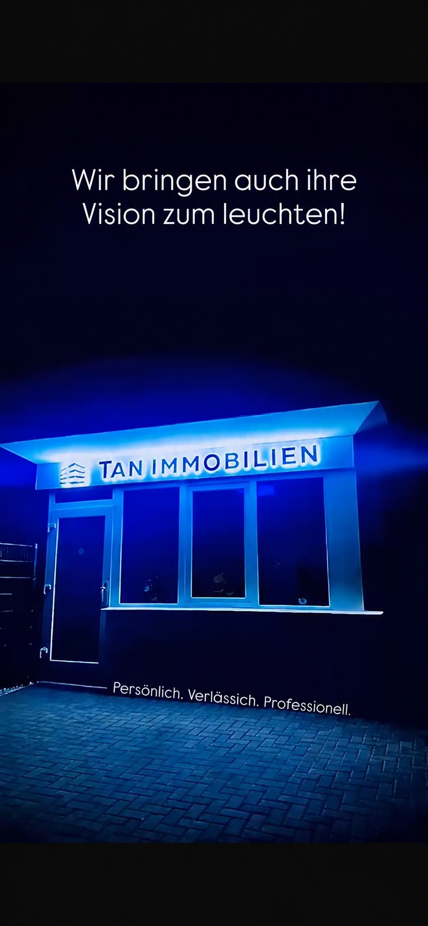 TAN Immobilien Fassadenwerbung